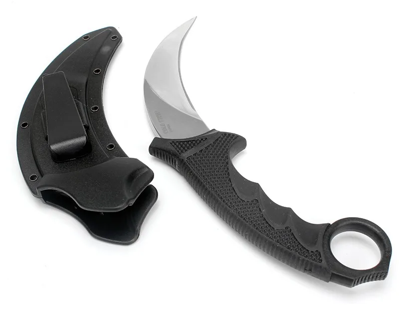 Новейшие холодные стальные Тигры 58-60HRC karambit нож открытый кемпинг инструменты охотничий нож спасательные ножи выживания с безопасной-Ex шиной