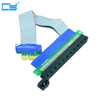 

PCI-E Express 1x to 16x Extension Flex Cable Extender Converter Riser Card Adapter 20cm