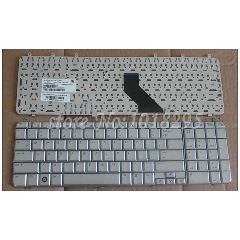 Новинка клавиатура для HP DV7 DV7T DV7Z 1000 1100 1200 1500 dv7t нам Серебряная
