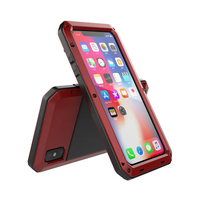Полный защитный роскошный защитный металлический чехол Doom для iPhone 11Pro 8 6S 7 Plus, противоударный чехол для samsung Note9 S10 S9 S10Plus S8 S8Plus