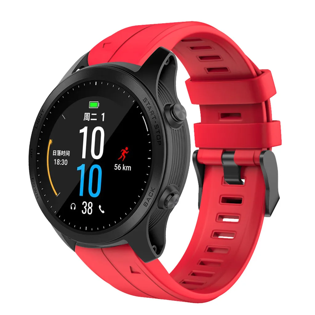 Силиконовый ремешок на запястье для мужчин, Т-образный ремешок для Garmin Forerunner 945, Смарт-часы, спортивные роскошные часы, браслет для женщин и мужчин 19Jun21