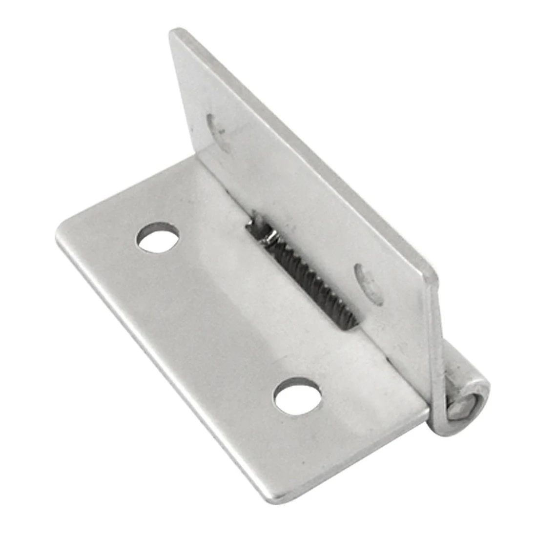 HHTL Silver Tone Metal 50x36x2mm Spring Loaded Self Opening Hingesin