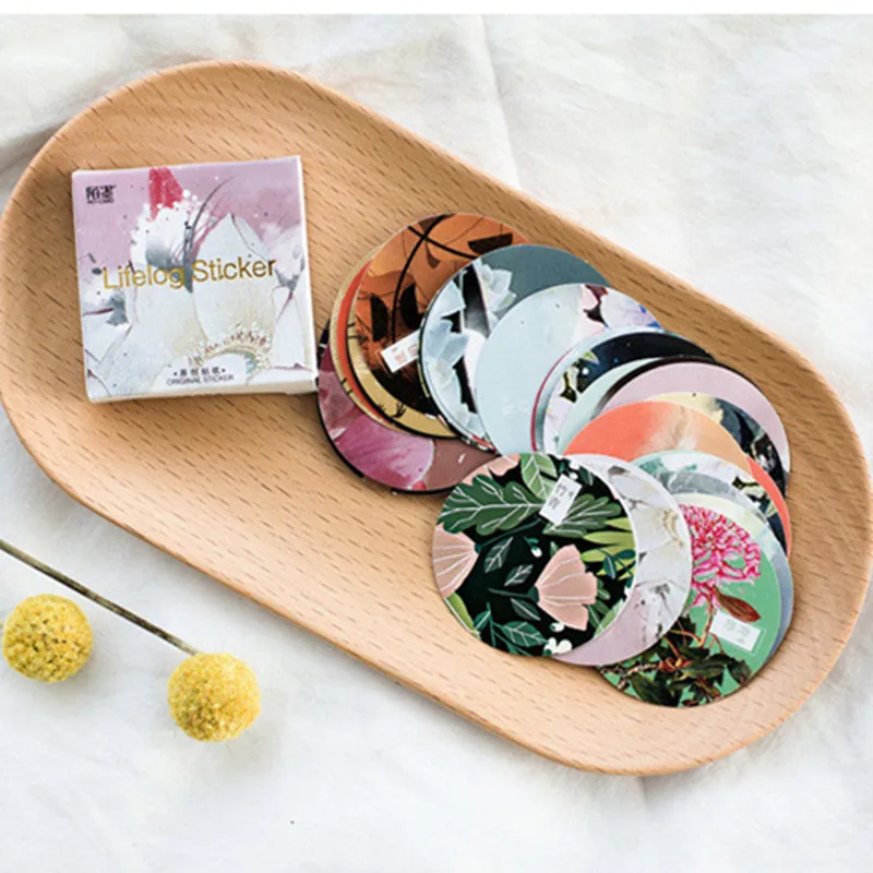 

Mo.card chinese view mini paper diary sticker Scrapbooking Decoration label 1 lot = 1 pack = 45 pcs