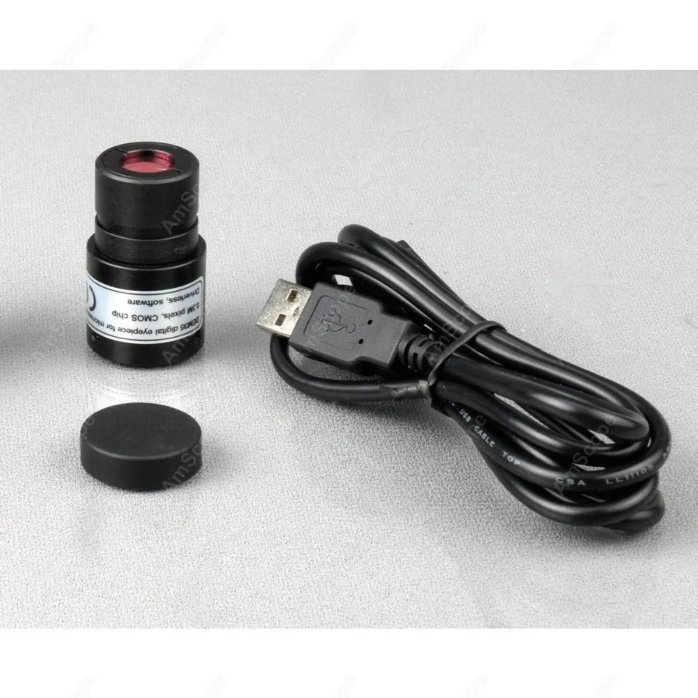 스테레오 현미경--USB 카메라가 장착된 AmScope 10X-20X-30X-60X 스테레오 현미경