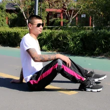 High Street мужские спортивные штаны для бега хип-хоп стиль танцевальные брюки Ночные Клубные Панталоны Homme пара Светоотражающие спортивные штаны