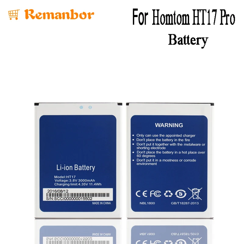 Remanbor для HOMTOM HT17 pro Батарея 3000 мАч смартфон Замена соучастником | Мобильные
