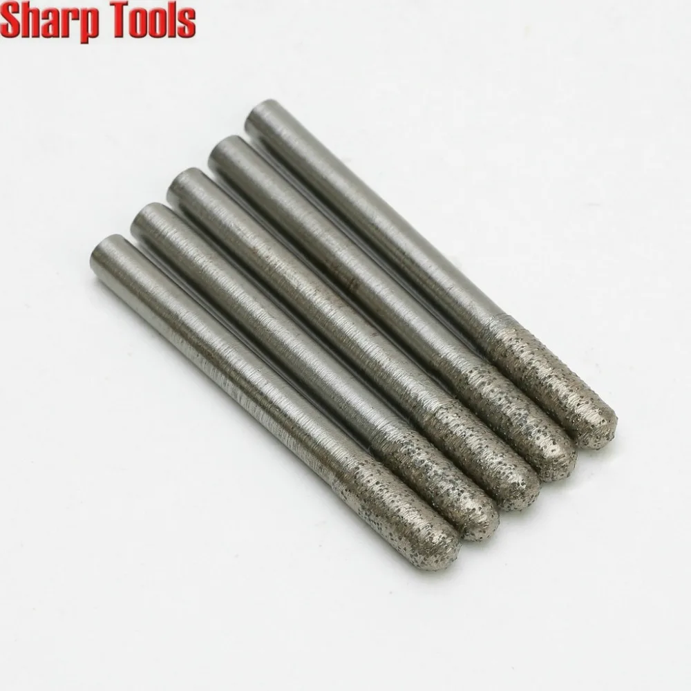 

5pc 6MM Ball Nose Endmill Sintered Diamond Engraving Tools CNC Router Tools Cutter for Stone/Granite/Marble 3D Milling Engraving