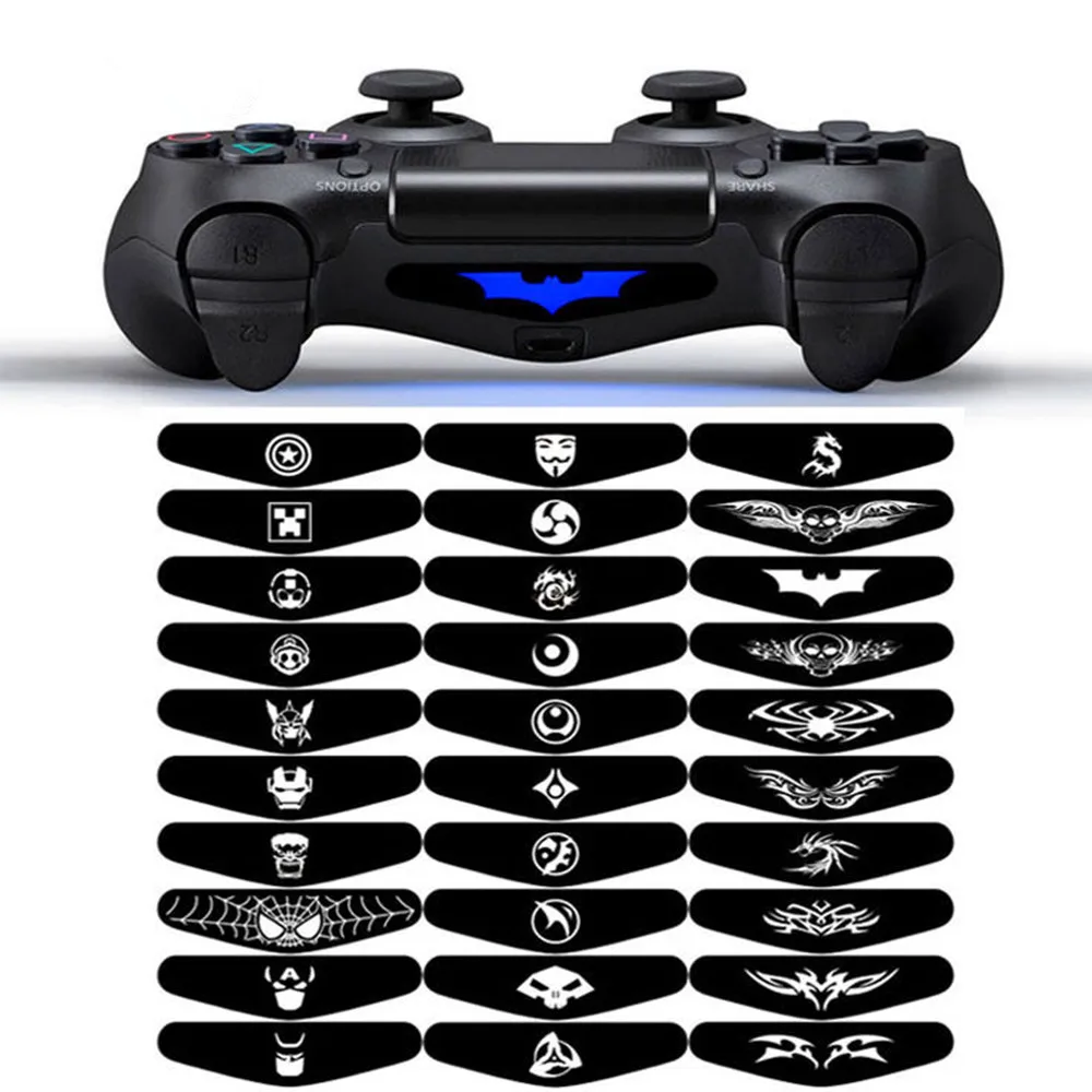 hvile løn salat 30 PCS Customized Led Light Bar Cover Decal Skin Stickers for PS4 Pro Slim  Controller - AliExpress Consumer Electronics