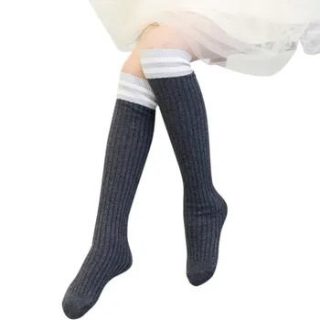 

1-15Y Fashion Kids Sport Football Soccer Long Socks Over Knee High Sock Baseball Hockey Sock For Girl Clothing Accessories
