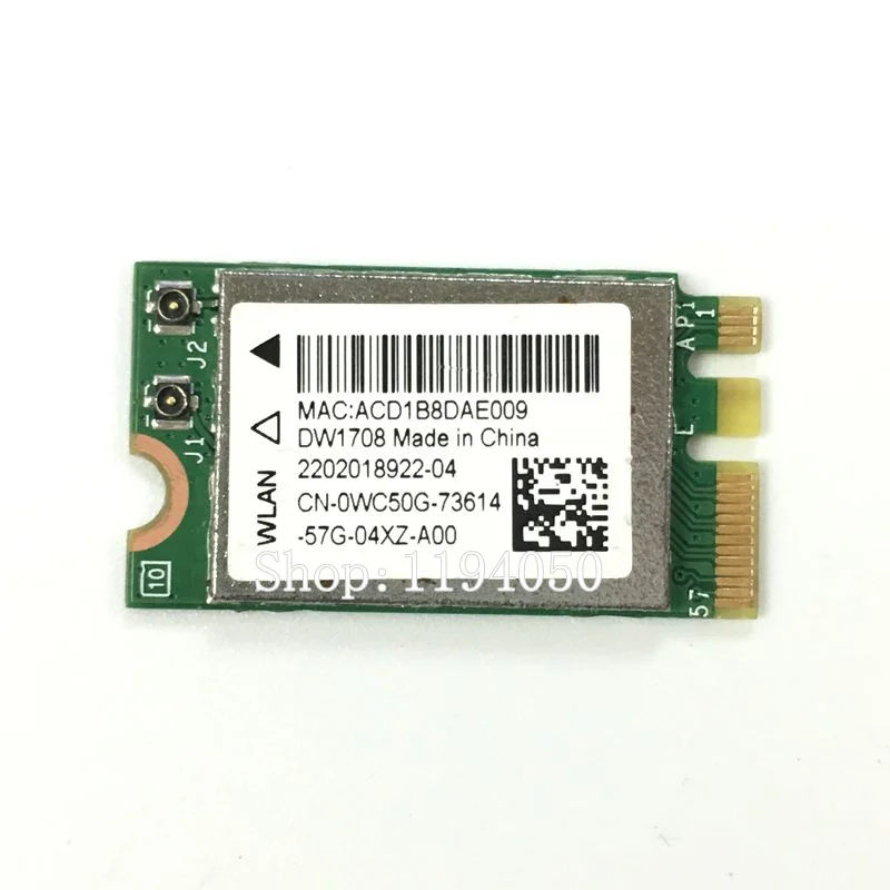 wireless card ell DW1708 Broadcom BCM943142Y Wireless M.2 NGFF WiFi Bluetooth 4.0 Card 802.11b/g/n BCM43142 Wireless network card lan adapter for mobile