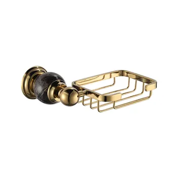 

Modern Bathroom Shower Soap Dishes Holders Hanger Brass Nickel Brush Gold Wall Mounted Toilet Furnitures Set GJQC2113A