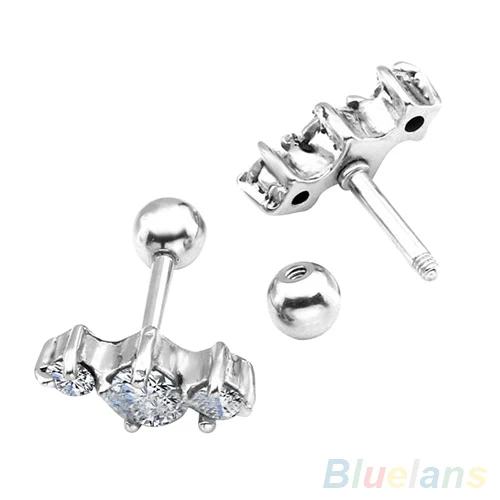 1pc 316l Surgical Steel Clear Cz Gem Tragus Cartilage Ear Stud 1pc 316l Surgical Steel Clear Cz Gem Tragus Cartilage Ear Stud Earring Piercing 4pt9 In Earrings From Jewelry Accessories On Aliexpress Alibaba