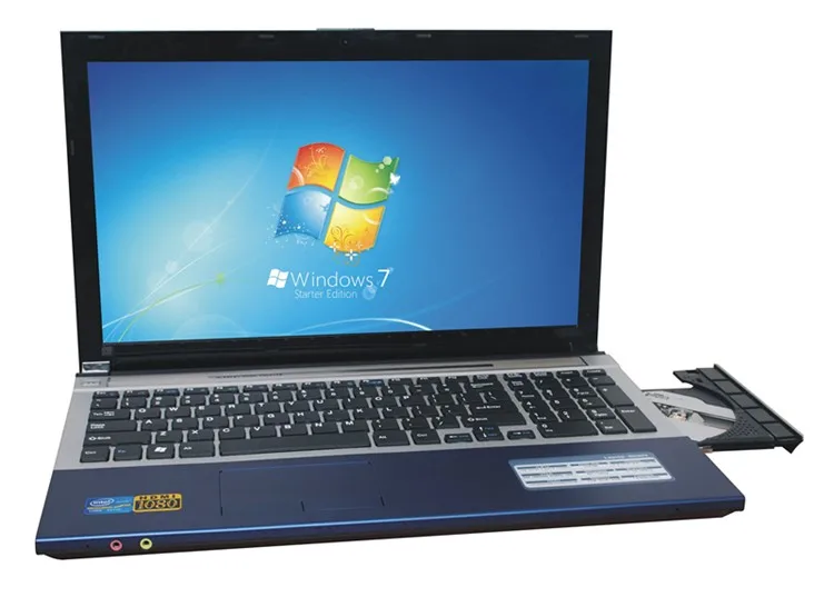 8G RAM + 120 г SSD + 500 ГБ HDD 15,6 дюйма 1920*1080 P Intel Core i7 HD Графика игровой ноутбук с Windows 10 с DVD-RW WI-FI