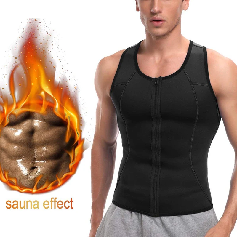 zipper sauna vest
