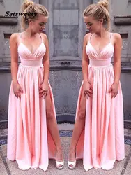 Satsweety Vestidos de Graduacion Off-the-Shoulder линии платья для выпускного вечера бисер кружево аппликация халат de bal longue