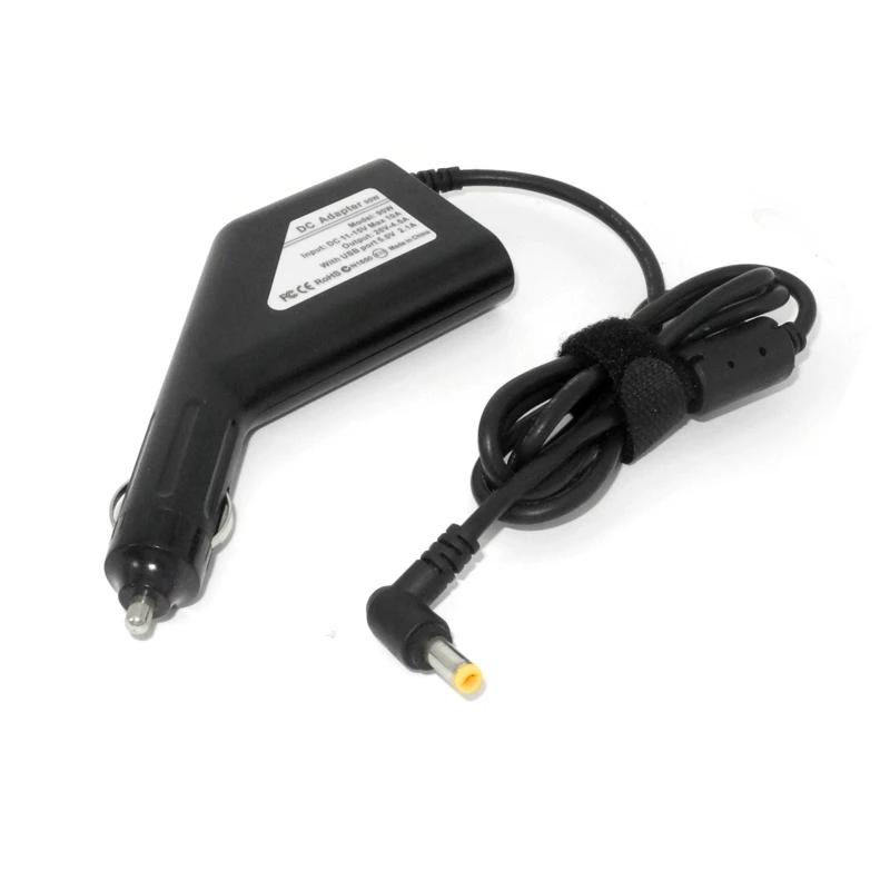 90w Dc Laptop Car Adapter Charger 20v 4.5a 5.5*2.5mm For Lenovo Ibm