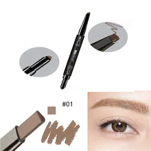 Водонепроницаемый бровей подводки бровей карандашом с Кисть косметическая Инструмент