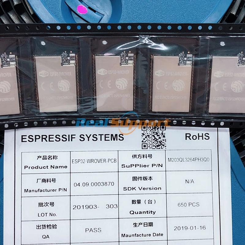 ESP32-WROVER 16 Мб флеш-памяти ESP-32 модуль SMD ESP32-D0WDQ6 антенна PCB