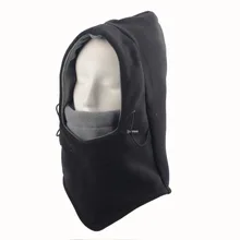 Зима Теплая Руно Beanies Шляпы Для Мужчин Череп Шею Теплым Езда Маска Военная Игра Спецназ Маска