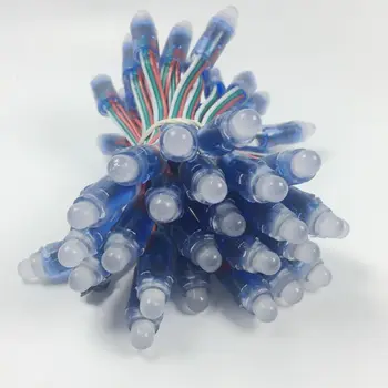 

1000pcs 12mm 2811 IC RGB Pixel LED Module Light DC 5V IP68 waterproof Full Color Addressable Wholesale 9mm DC12V Single Color