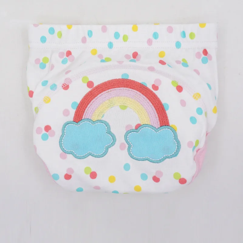 Муслин diaperмногоразовые Подгузники милый мультфильм мальчик девочка моющиеся
