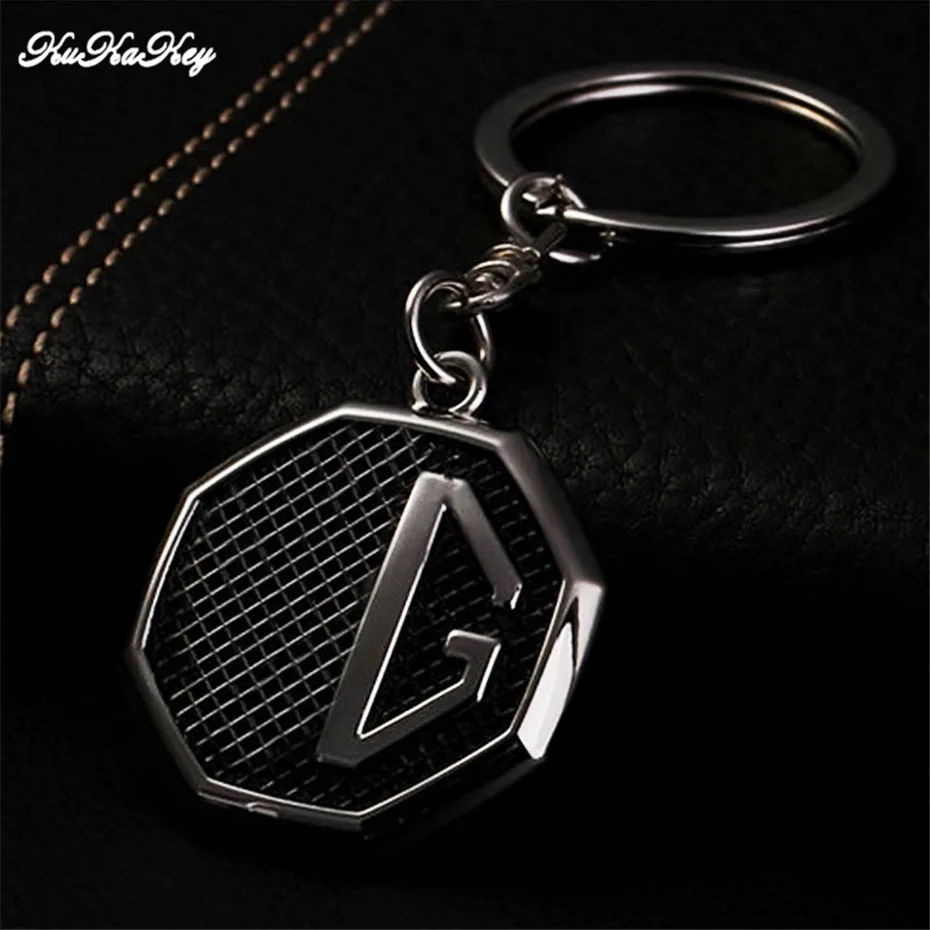 

KUKAKEY Metal Colorful Car Logo Keychain Keyring Auto Car Emblem For MG Gundam 350 550 Rover 3 6 ZT Key Chain Rings Accessories