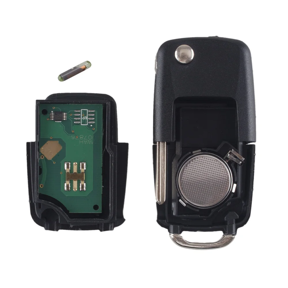 Dandkey ASK 1J0959753AH 434 МГц с чипом ID48 3B футляр для дистанционного ключа VW PASSAT Beetle Polo/Skoda 2002