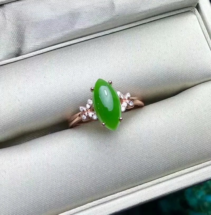 

shilovem 925 sterling silver Natural jasper Ring fine Jewelry Customizable women trendy anniversary open xhfj061201agby