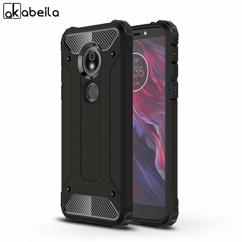 

AKABEILA Phone Covers Cases For Motorola Moto E5 Plus Play Case PC TPU Cover Moto E Plus Covers Hard Fashion Shells Housing Bags