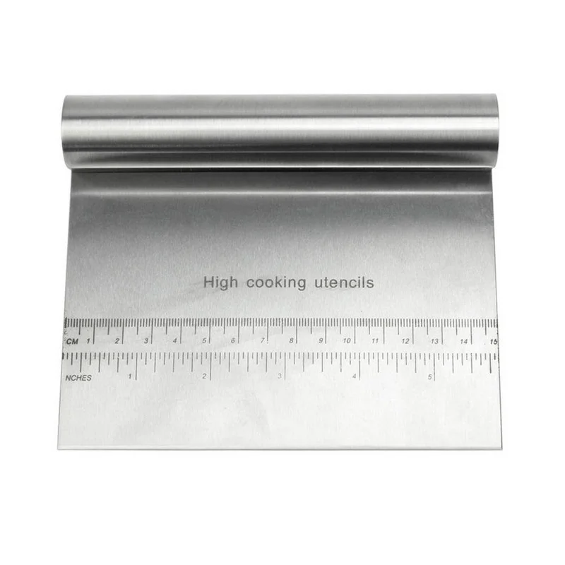 Flour Pastry Scale Baking Tools New Useful Arrival Cakes Pizza Dough Scraper Cutter Kitchen Stainless Steel | Дом и сад