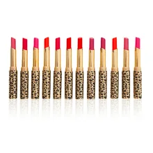 12 шт./компл. матовая длинная-долговременная губная помада 12 цветов Блеск для губ Водонепроницаемая губная помада