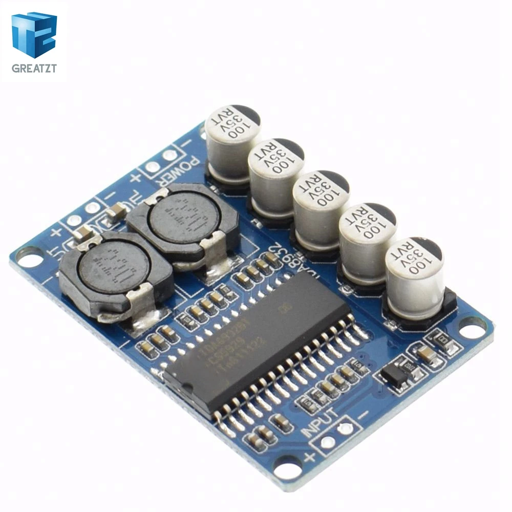 

1pcs Digital power amplifier board module 35w mono amplifier module High-power TDA8932 low power consumption
