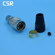 Hirose Connector 4 pin plug, HR10A-7P-4P, Red camera cable connector 4 pin plug, Automation equipment power connector plug