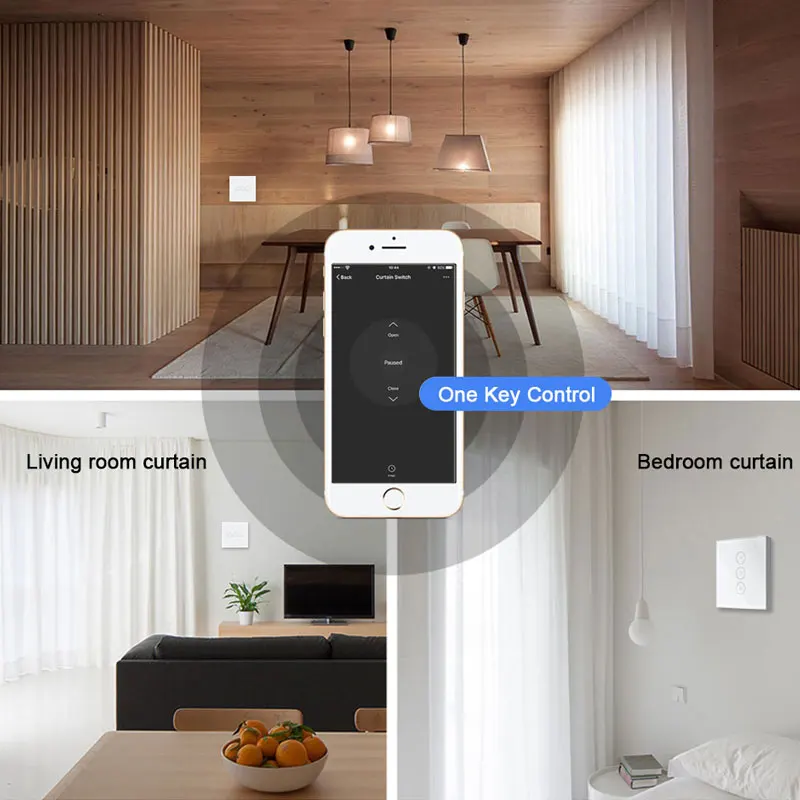 Tuya Smart Life шторка с WIFI переключатель для Электрический моторизованный занавес штора штарки ролика, Google Home, Amazon Alexa Голосовое управление Управление