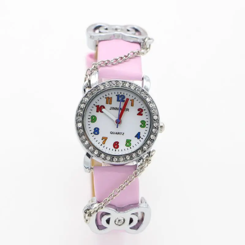 Женские часы для женщин, детей, девочек, Женские кварцевые наручные часы с браслетом, розетка, мультфильм, Часы montre Relogio