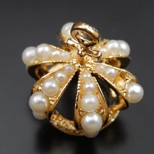 2 UNIDS Aleación de Oro de la Corona Encantos del Colgante de Joyería Fina Que Hacía 18*24mm 39875