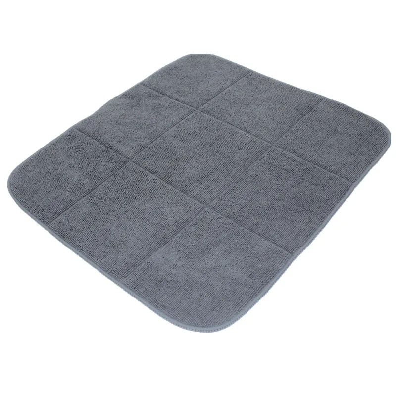 

LIYIMENG 40cmx46cm Microfiber Dish Cup Bottle Drying Mat For Kitchen Tableware Bar Microfiber Cushion Pad