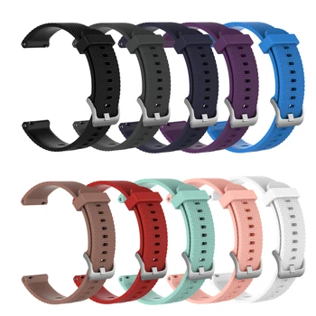 

22mm Strap Silicone Watch Band Replacement Bracelet For Xiaomi Amazfit Stratos 2/Pace For Huawei Watch GT For Polar Vantage M