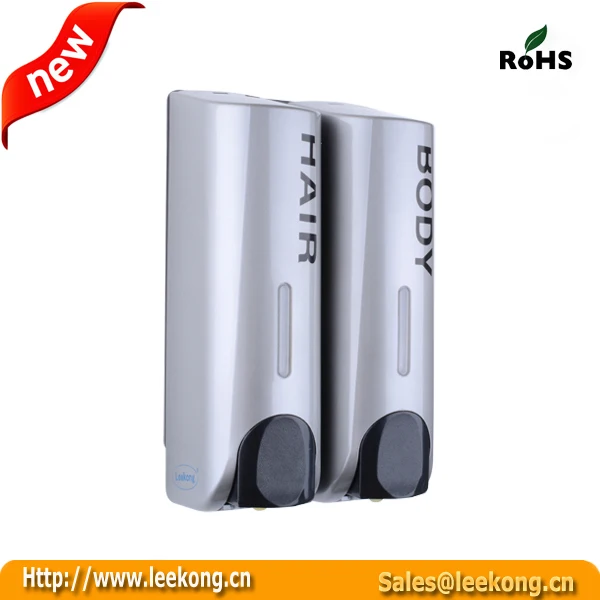 350ml *2 Shampo+Shower Gel Dispenser for hotel home promotional Soap