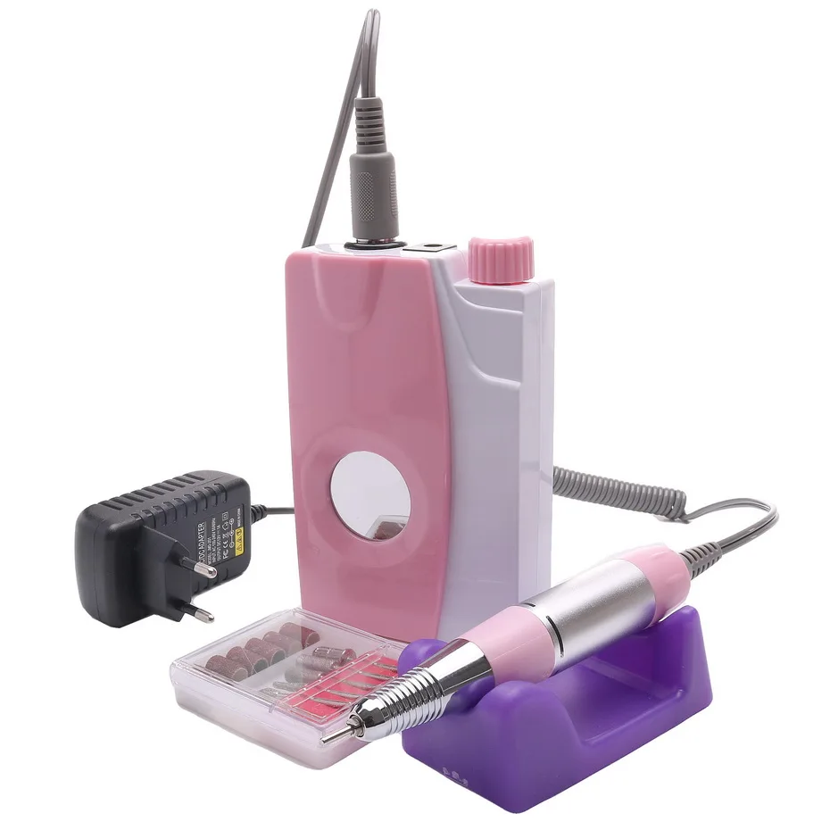 25000RPM Portable Electric Nail Drill Machine Rechargeable Cordless