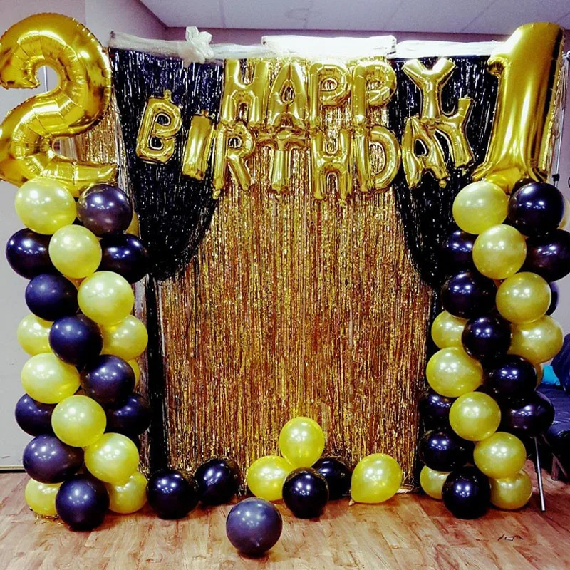 metallic gold silver foil