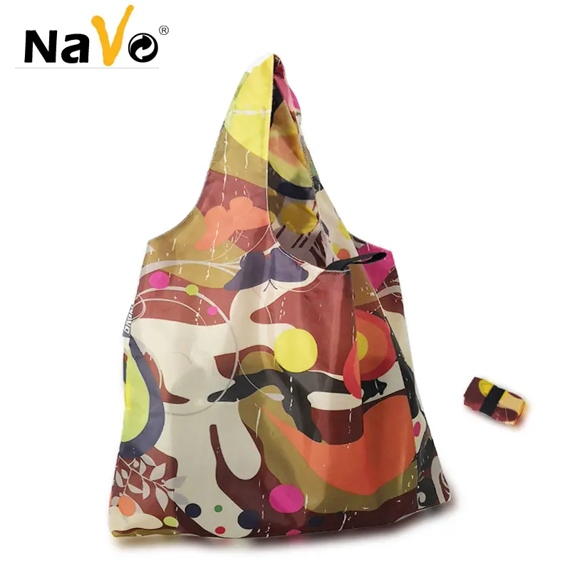Многоразовая сумка для покупок NAVO модная Экологически чистая сумки продуктов в