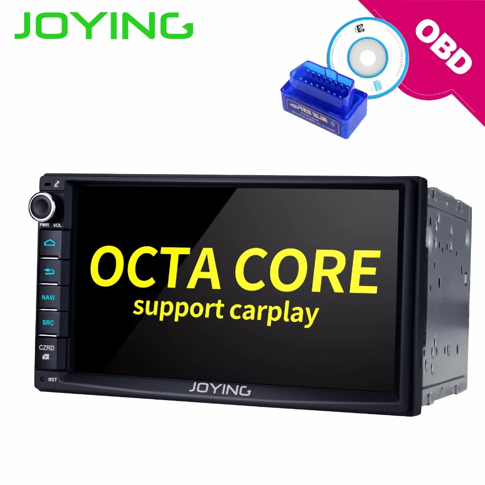 

JOYING 2 din car radio 7 inch double din Android auto Fast Boot Split Screen Apple Carplay 4GB Octa Core TDA7851 with free OBD