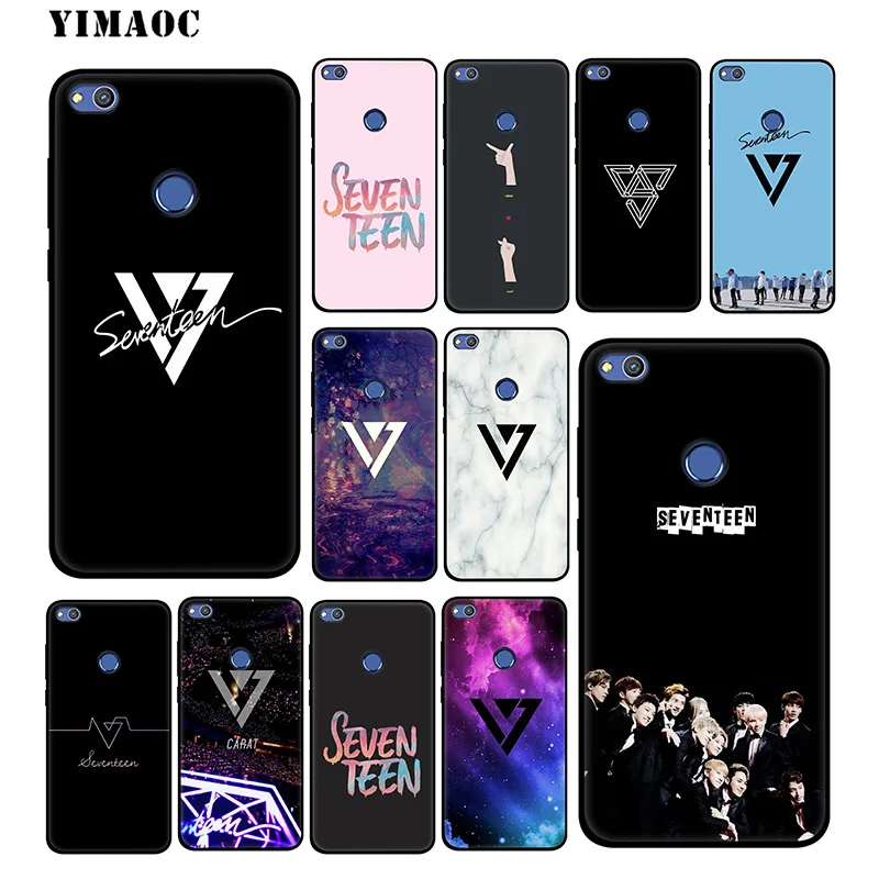 

YIMAOC Seventeen K Pop Soft Case for Huawei Honor View 20 10 8X 8 8C 6A 7A 7X 7C Lite Pro Y9 Y7 Y6 Prime 2018 2017 Honor 20