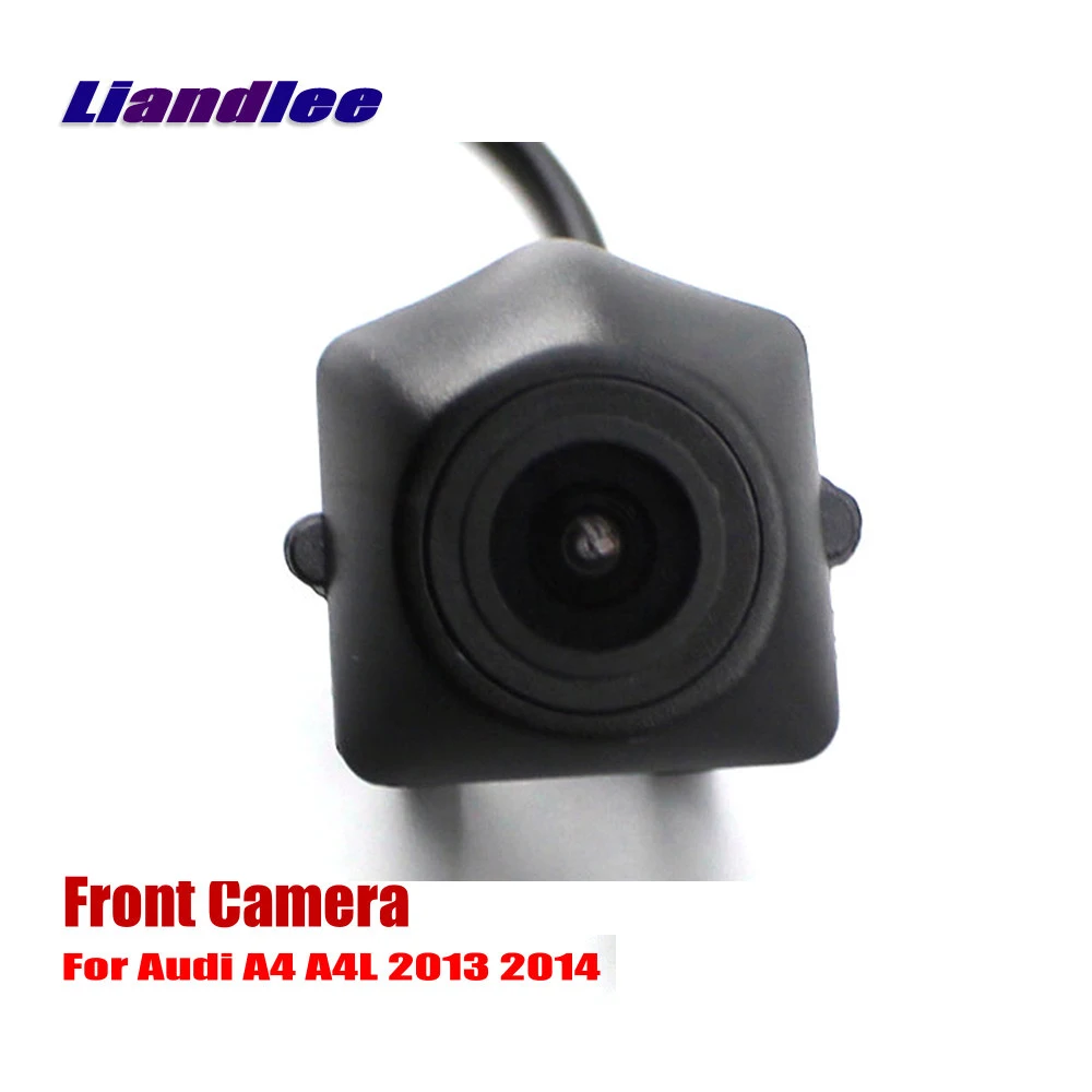 

Liandlee AUTO CAM Car Front View Camera Logo Embedded For Audi A4 A4L 2013 2014 ( Not Reverse Rear Parking Camera )