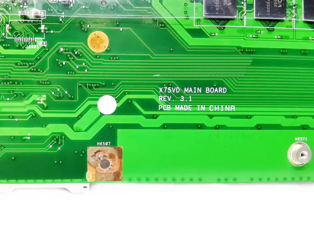  Original for ASUS X75VD motherboard X75VD I3-2370M 4GB GF610M 1GB HM76 REV 3.1 tested good free shi