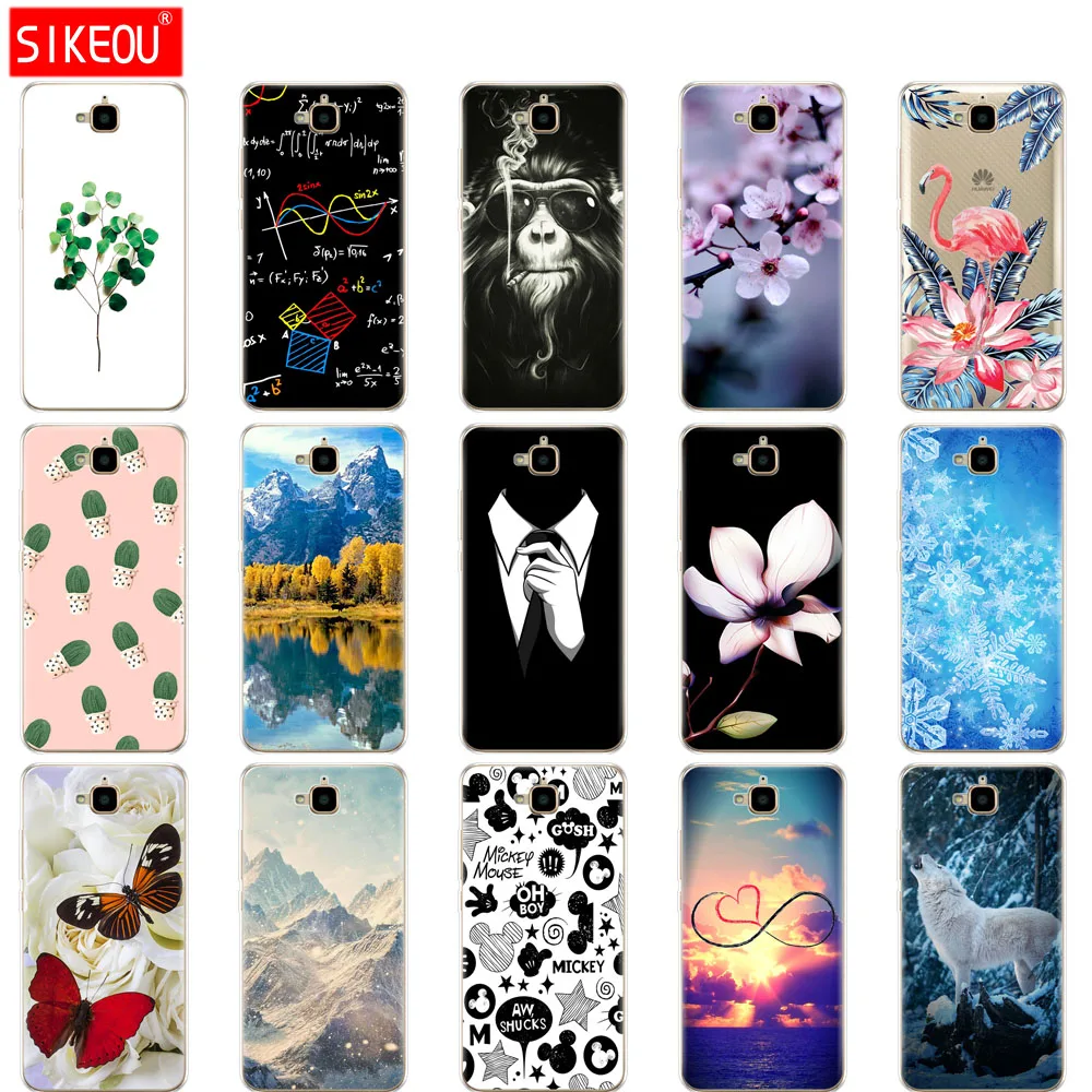 

silicone case for Huawei Honor 4C Pro Cover Soft tpu Back Case for Huawei Y6 Pro 2015 Case TIT-L01 TIT-TL00 Phone protect coque