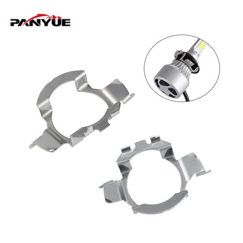 PANYUE H7 LED Headlight Bulb Adapters Holder for Ford Focus H7 LED Clip