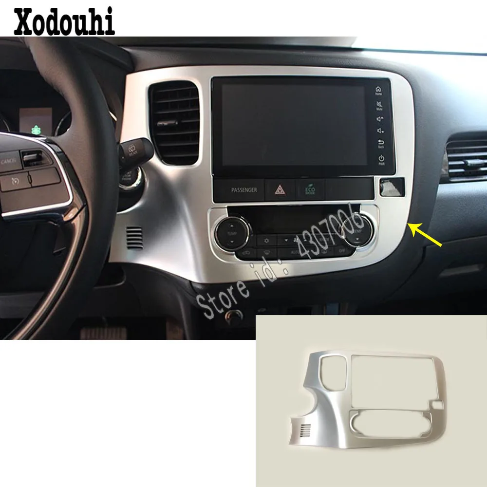 Car garnish Navigation Map GPS trim dashboard meter Instrument Panel gauge frame parts For Mitsubishi Outlander 2016 2017 2018 Car garnish Navigation Map GPS trim dashboard meter Instrument Panel gauge frame parts For Mitsubishi Outlander 2016 2017 2018