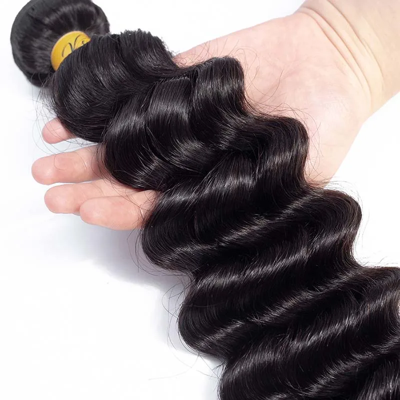 VSHOW бразильские свободные волнистые волосы Remy пряди с застежкой спереди 13x4